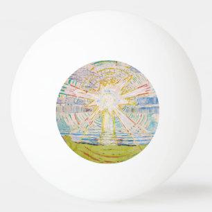 Bolinha De Ping Pong Edvard Munch - O Sol 1910