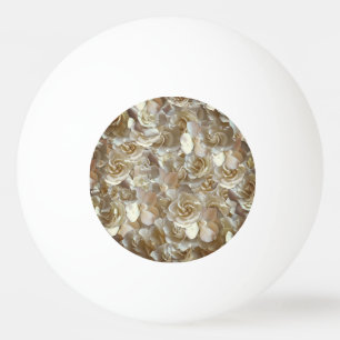 Bolinha De Ping Pong Elegante Rosa Floral Padrão Petal