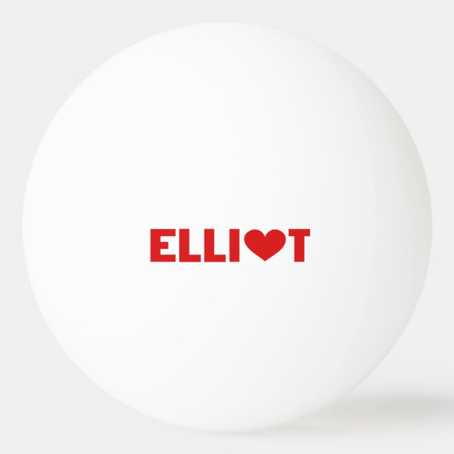 Bolinha De Ping Pong Elliot Love (Frente)