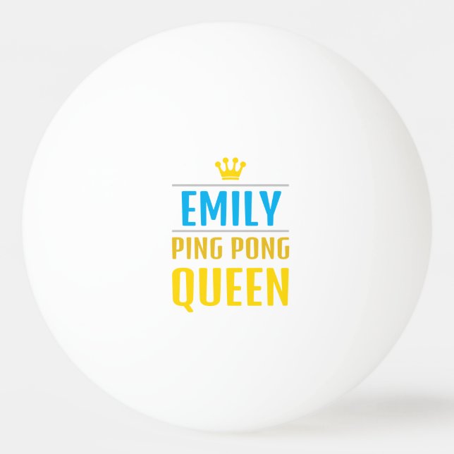 Bolinha De Ping Pong Emily (Frente)