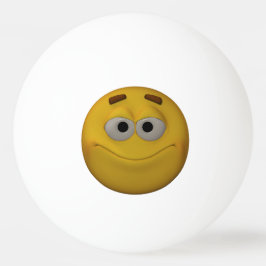 Bolinha De Ping Pong Emoticon de sorriso de 3D Stlyle