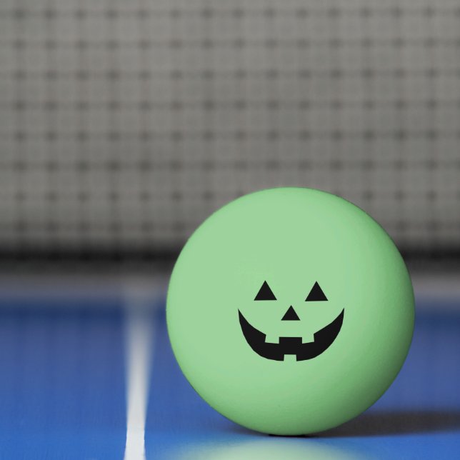 Bolinha De Ping Pong Engraçado brilho no escuro Jack o lanterno Hallowe (Líquido)