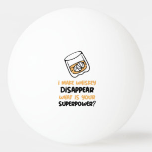 Bolinha De Ping Pong Engraçado Eu Fazer Whiskey Desaparecer
