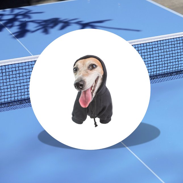 Bolinha De Ping Pong Engraçado Personalizou Sua Foto De Cachorro (Funny Personalized Your Dog Photo Ping Pong Ball
)