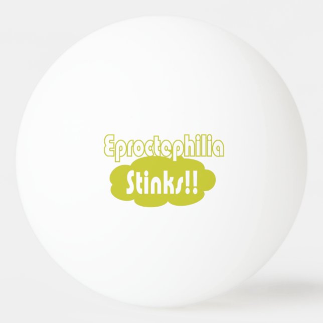 Bolinha De Ping Pong Eproctofilia Cheira! (Frente)