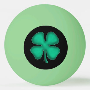 Bolinha De Ping Pong Esfera verde-negra irlandesa de pingue-pongue de 1