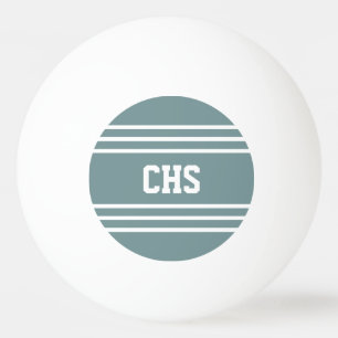 Bolinha De Ping Pong Esferas de monograma personalizadas com tiras de a