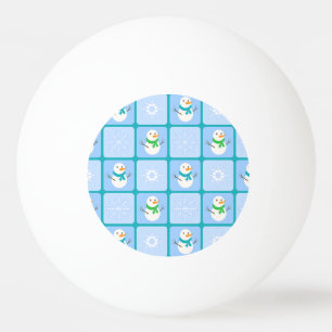 Bolinha De Ping Pong Espelho de neve e flocos de neve com verificação d