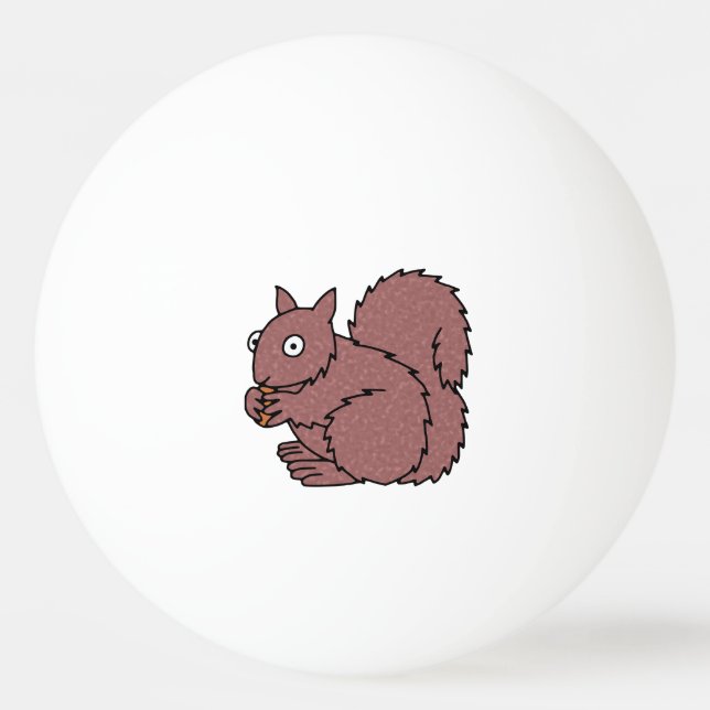 Bolinha De Ping Pong Esquilo (Frente)