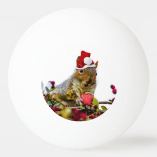 Bolinha De Ping Pong Esquilo do Natal