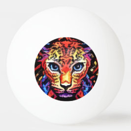 Bolinha De Ping Pong Esse Visual Colorido de Leopardo 