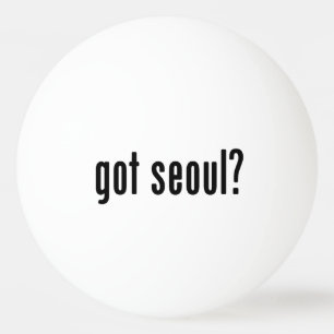 Bolinha De Ping Pong está com seoul?