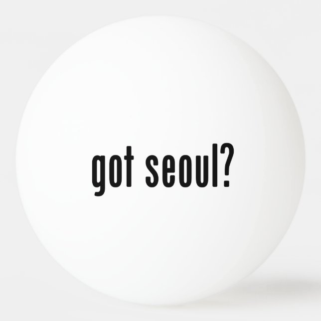 Bolinha De Ping Pong está com seoul? (Frente)