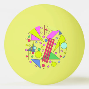 Bolinha De Ping Pong Estilo da Imagem Retroativa dos anos 80 e 90