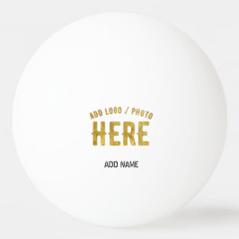 BOLINHA DE PING PONG ESTILO MODERNO PERSONALIZÁVEL BRANCO VERIFICADO MA