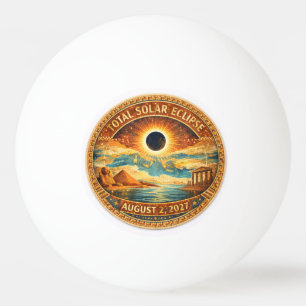 Bolinha De Ping Pong Estilo Mosaico 2027 Eclipse