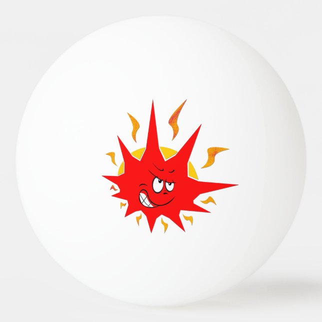Bolinha De Ping Pong Estrela-de-fogo quente super-estrela polida (Frente)