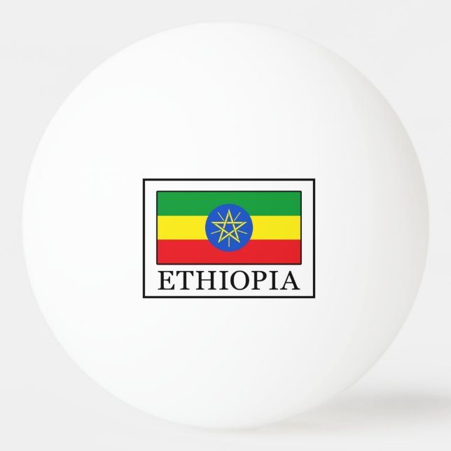 Bolinha De Ping Pong Etiópia (Frente)