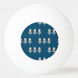 Bolinha De Ping Pong Etnia Floral: Vintage Decorative Ornament