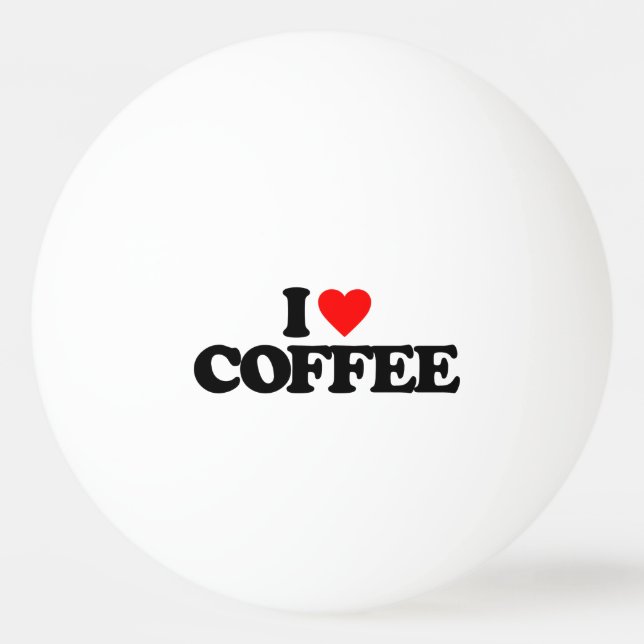 BOLINHA DE PING PONG EU AMO O CAFÉ (Frente)