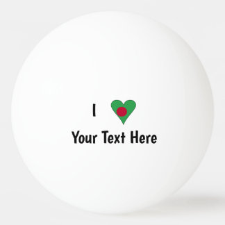 Bolinha De Ping Pong Eu (Bandeira do Coração de Bangladesh Amor) Person
