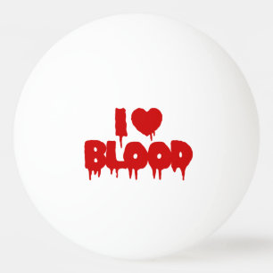 BOLINHA DE PING PONG EU CORAJO [AMOR] SANGUE