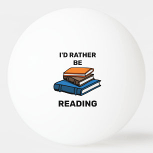 Bolinha De Ping Pong Eu Preferencialmente Lendo
