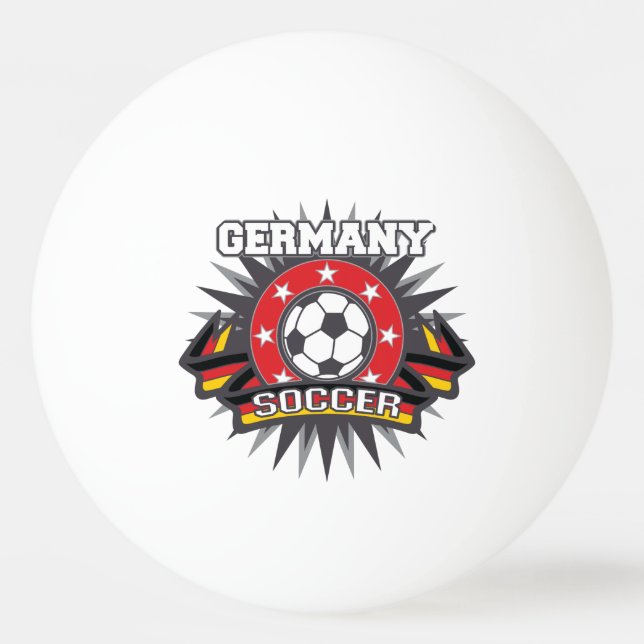 Bolinha De Ping Pong Explosão do futebol de Alemanha (Verso)