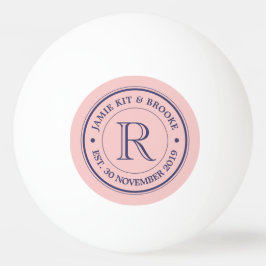 Bolinha De Ping Pong Faça seu próprio Rosa Quartz Logotipo Rosa Quartz
