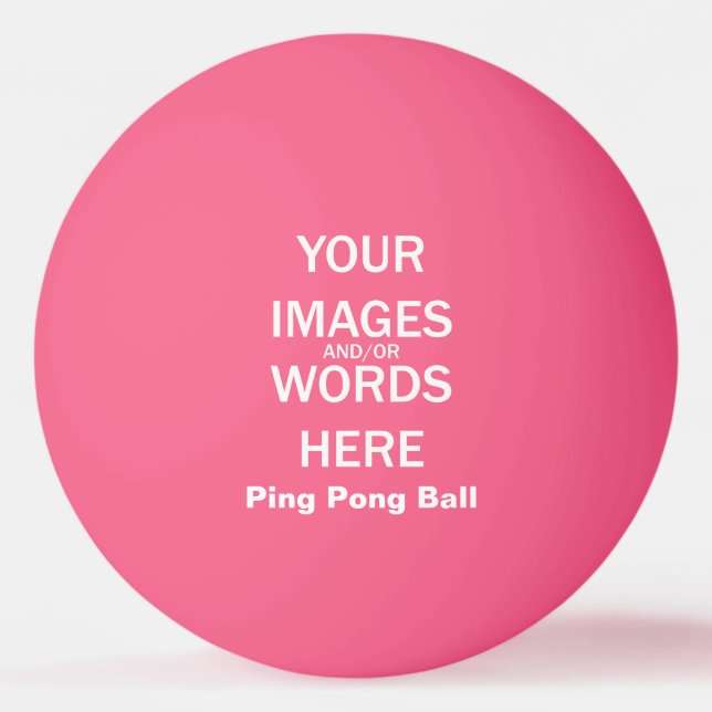 Bolinha De Ping Pong Faça você mesmo - Ping Pong Ball (Frente)