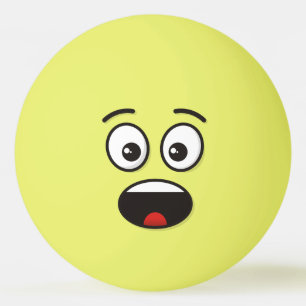 Bolinha De Ping Pong Face Surpreendida