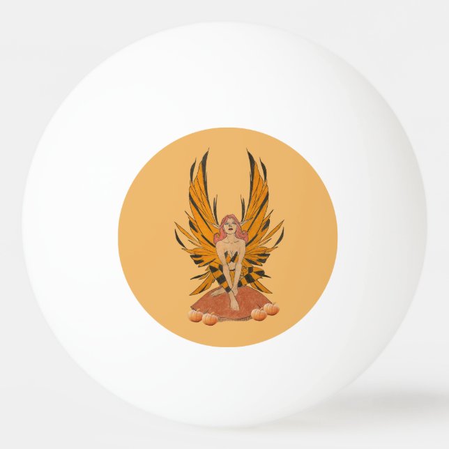 Bolinha De Ping Pong Fada do Halloween (Frente)