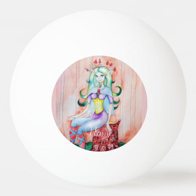 Bolinha De Ping Pong Fantasy Pixie Fairy Thunder_Cove (Frente)