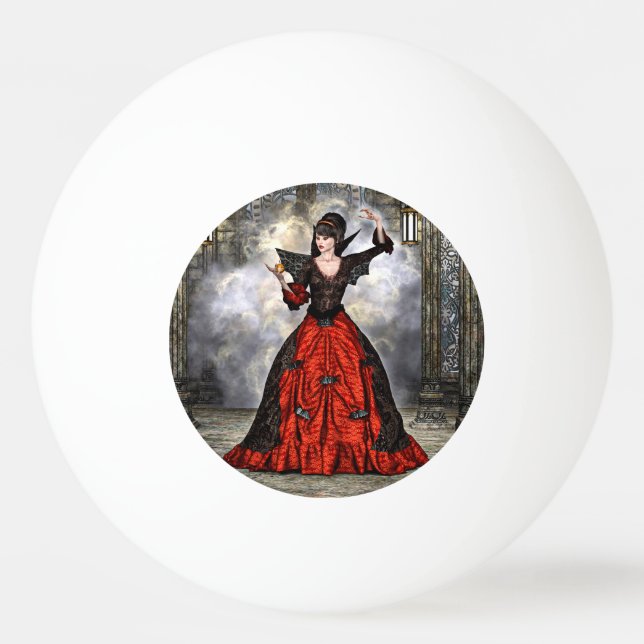 Bolinha De Ping Pong Feiticeira Feminina (Frente)