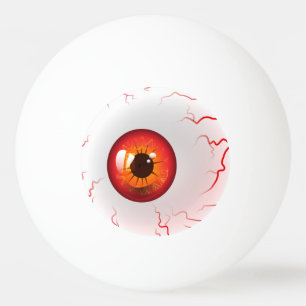 Bolinha De Ping Pong Feliz Dia das Bruxas! Olhal Vermelho Spooky