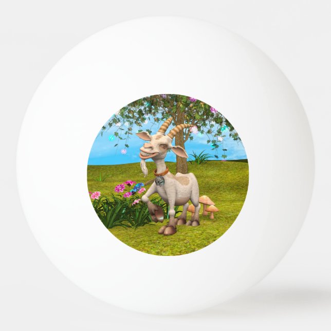 Bolinha De Ping Pong Feliz Goat (Frente)