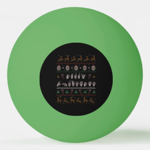 Bolinha De Ping Pong Feliz Natal - ASL American Sign Language II