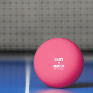Bolinha De Ping Pong Festa de Noivado de Casamento Personalizada Festa