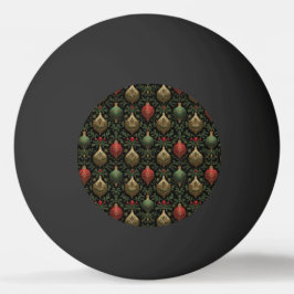 Bolinha De Ping Pong Festive Damask