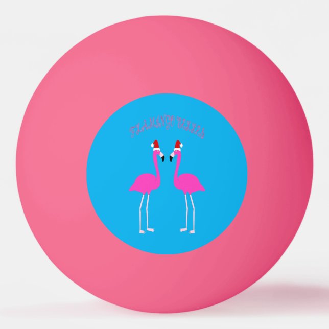 Bolinha De Ping Pong Flamingos Flamingo Belles (Frente)