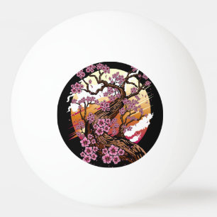 Bolinha De Ping Pong Flor de Cereja Selvagem