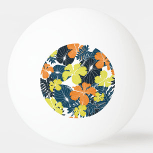 Bolinha De Ping Pong Flor de primavera: Textura Floral Vintage