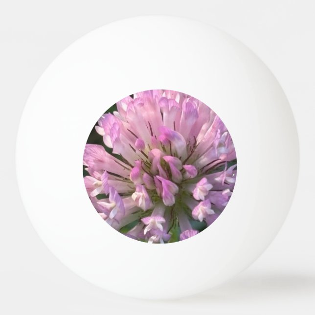 Bolinha De Ping Pong Flor de Trevo Bonita  (Frente)