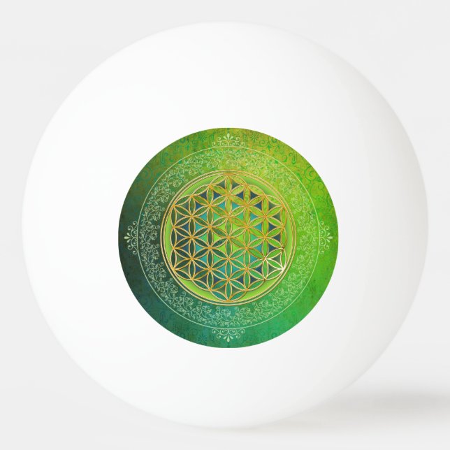 Bolinha De Ping Pong Flor De Vida / Blume des Lebens - Ornamento II (Verso)