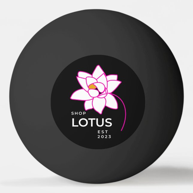 Bolinha De Ping Pong Flor LOTUS (Frente)