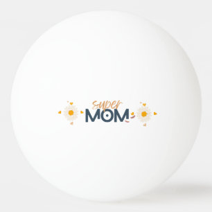Bolinha De Ping Pong Flor Super MOM