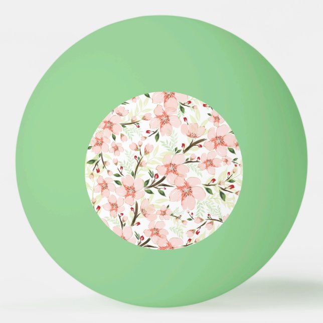 Bolinha De Ping Pong Flores rosa (Verso)