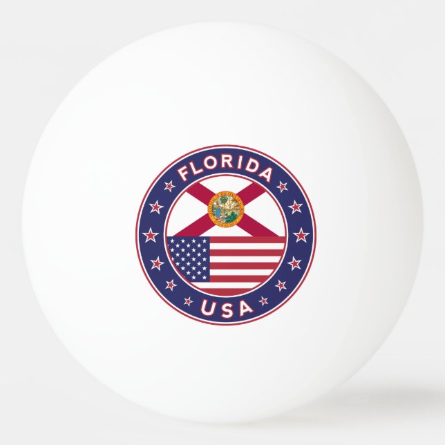 Bolinha De Ping Pong Flórida (Frente)