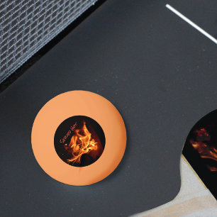 Bolinha De Ping Pong Fogo Chamas Chamas Chamadas Servido Quente Persona