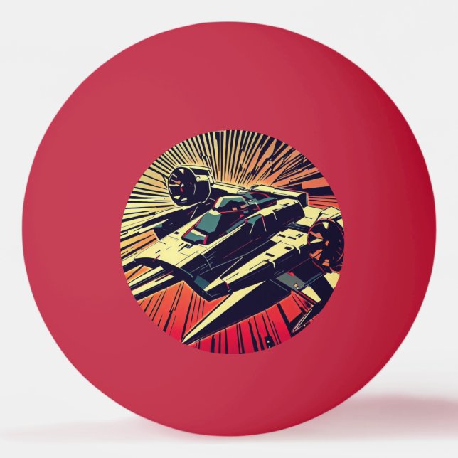 Bolinha De Ping Pong Foguete de Anime SF - Corte (1) (Frente)